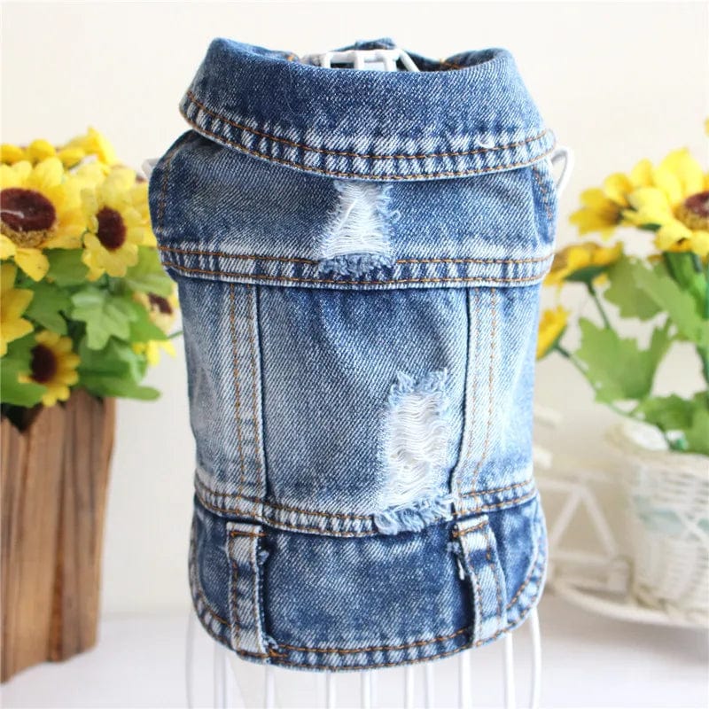 Snuffele Snouts Denim Vest Jacket Jeans style 1 / L Denim Vest Jacket Jeans