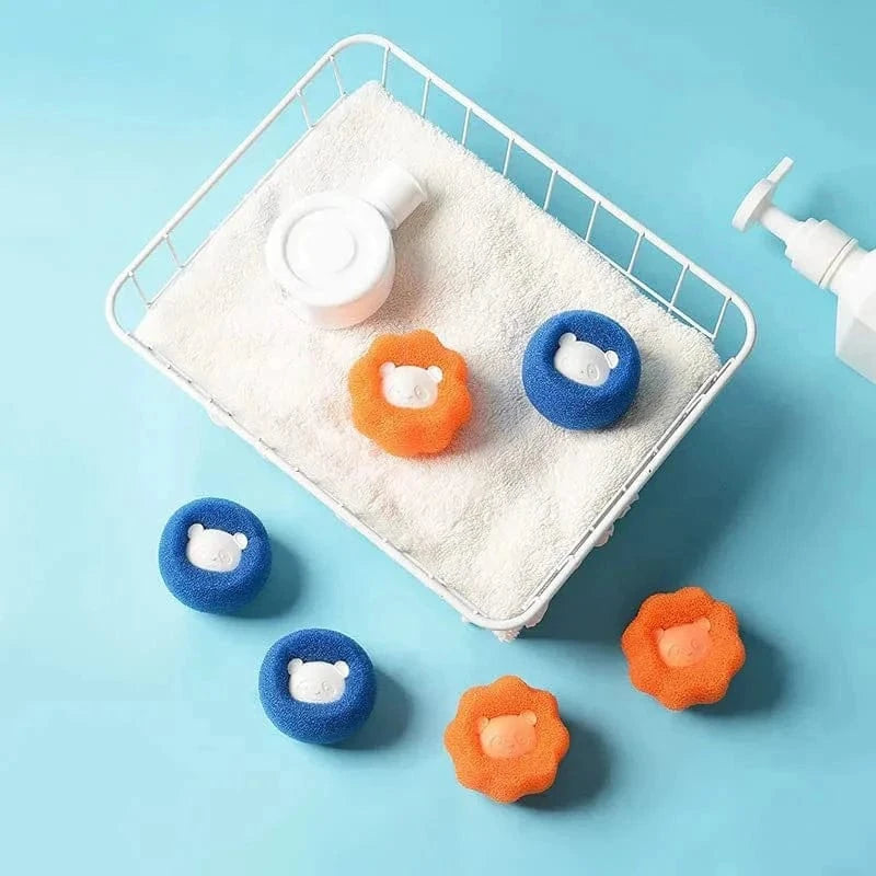 Snuffle Snouts 1-5pcs Pet Hair Remover Reusable Ball Laundry Washing Machine Filter Wool Sticker Cat Hair Remover Pet Fur Lint Catcher Home