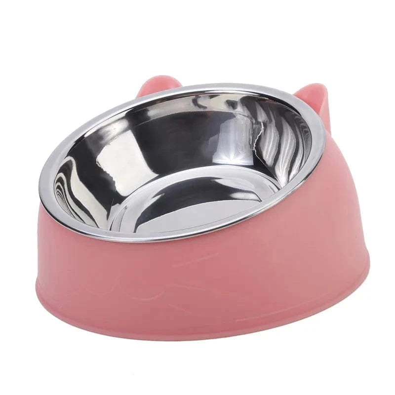 Snuffle Snouts 100ML Cat Dog Bowl 15 Degrees Raised Non Slip Puppy Base Cat Food Drinking Water Feeder Tilt Safeguard Neck Pet Bowl Accessories
