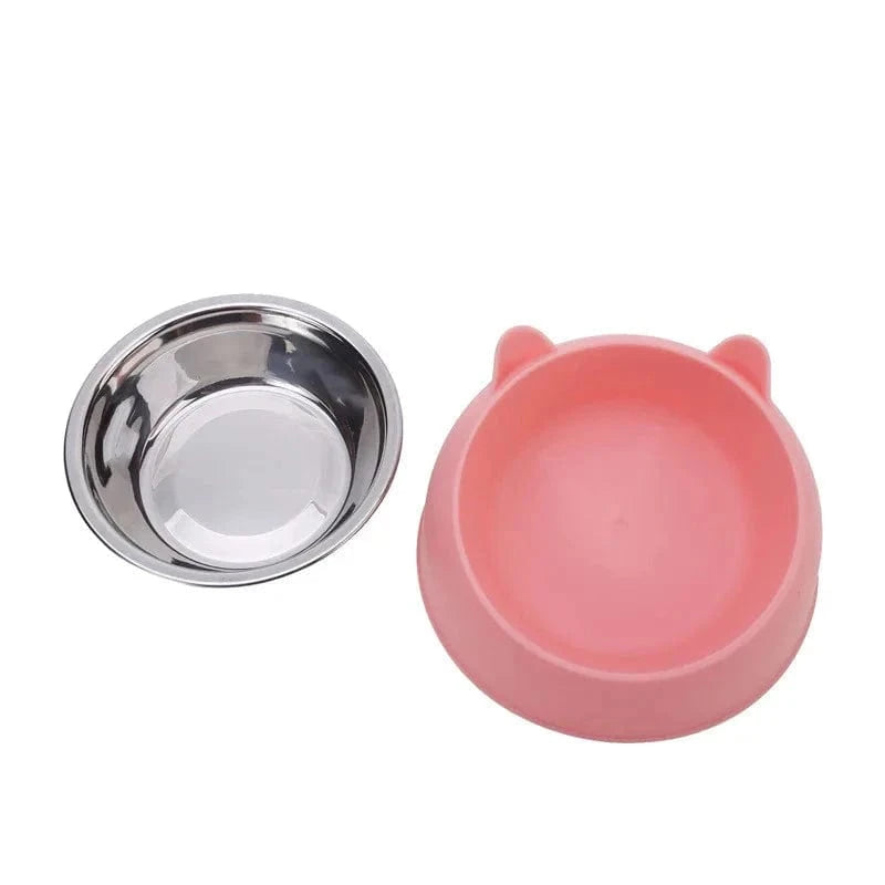 Snuffle Snouts 100ML Cat Dog Bowl 15 Degrees Raised Non Slip Puppy Base Cat Food Drinking Water Feeder Tilt Safeguard Neck Pet Bowl Accessories
