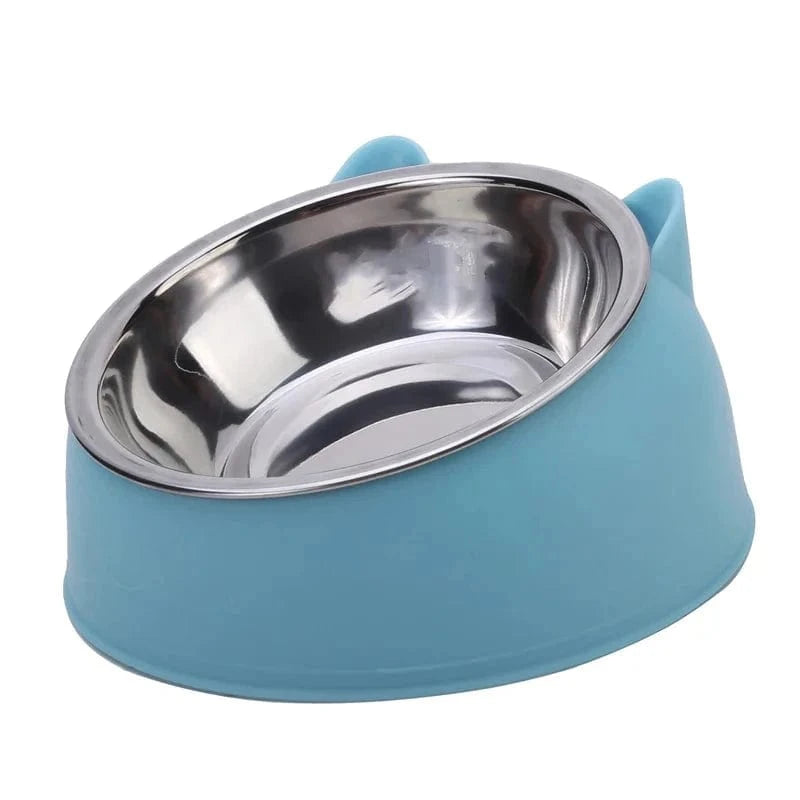 Snuffle Snouts 100ML Cat Dog Bowl 15 Degrees Raised Non Slip Puppy Base Cat Food Drinking Water Feeder Tilt Safeguard Neck Pet Bowl Accessories