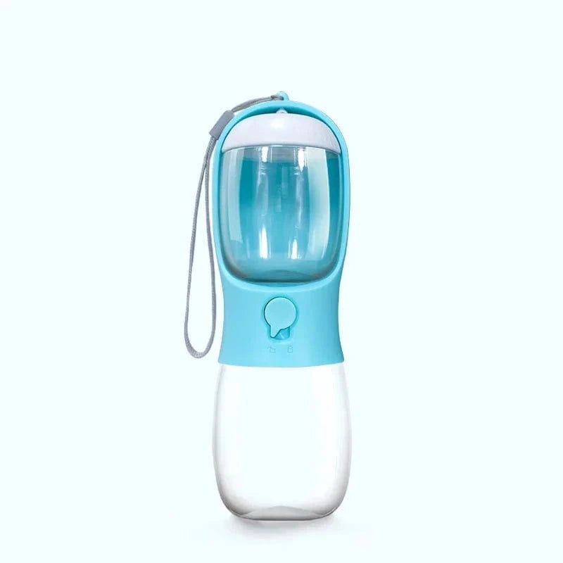 Snuffle Snouts 300ML add 100g Blue / CHINA Portable Water Bottle For Dogs Puppy Drinking Bottle Travel Pet Drinker Leakproof Dog Bowl Food Containers Dog Accessories