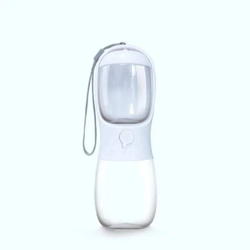 Snuffle Snouts 300ML add 100g White / CHINA Portable Water Bottle For Dogs Puppy Drinking Bottle Travel Pet Drinker Leakproof Dog Bowl Food Containers Dog Accessories