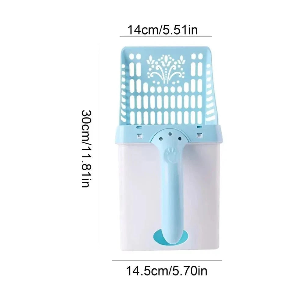 Snuffle Snouts A / CHINA Litter Scooper With Holder Large Capacity Portable Litter Box Scooper Multifunctional Pet Accessories For Small Animal Kitten