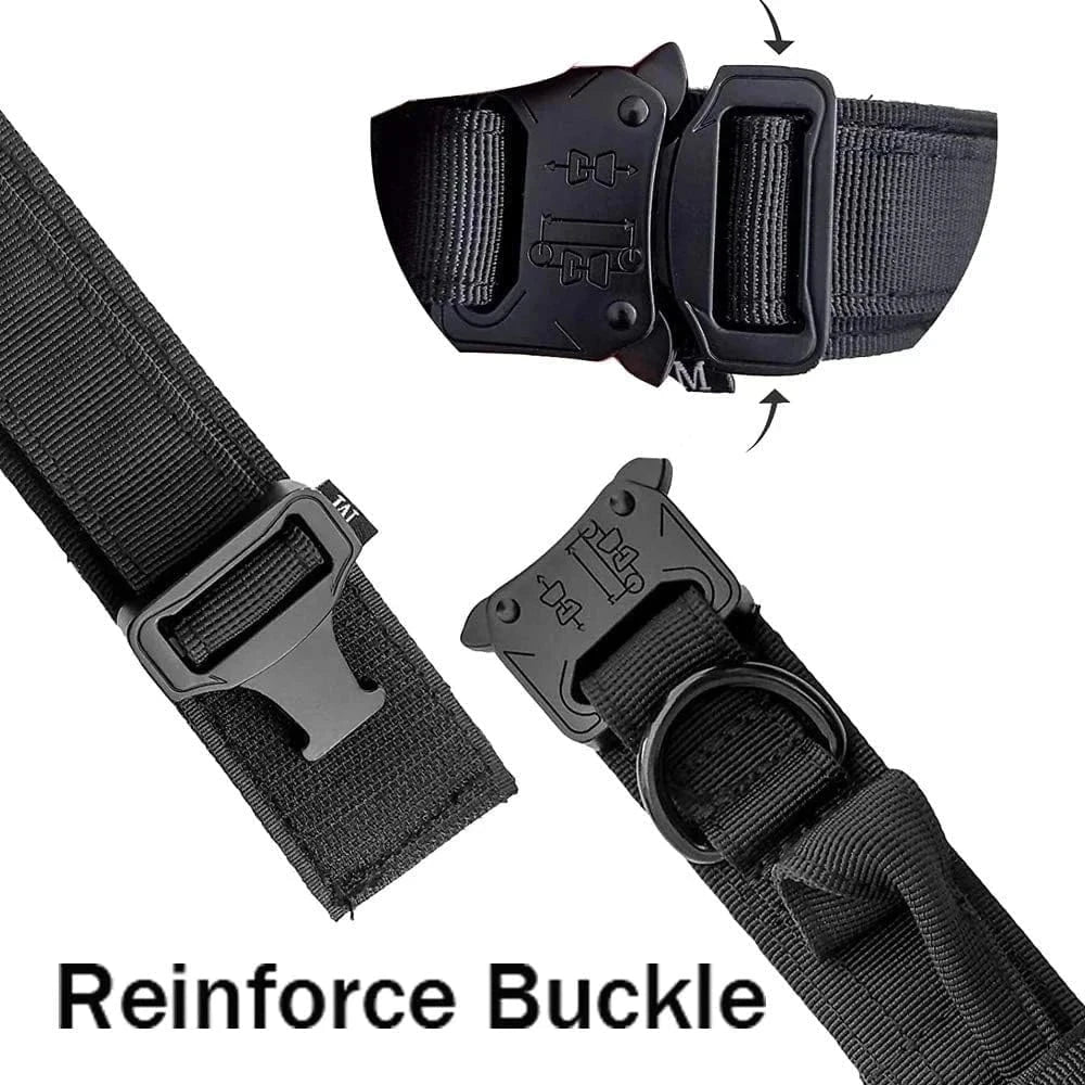 Snuffle Snouts Big Dog Harness Vest Breathable Easy Handle Tactics Dog Collar Medium Strong Nylon Elastic Pet Dog Leash