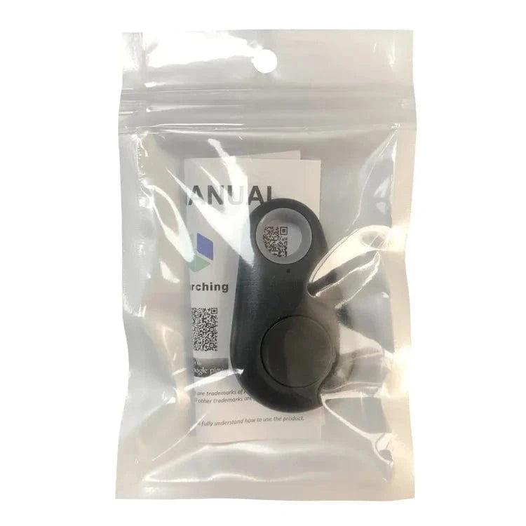 Snuffle Snouts Black-B Mini GPS Locator AntiLost Alarm Wallet Keychain Smart Tag Bluetooth-Compatible Tracer Keychain Dog Pet Child Tracker Key Finder