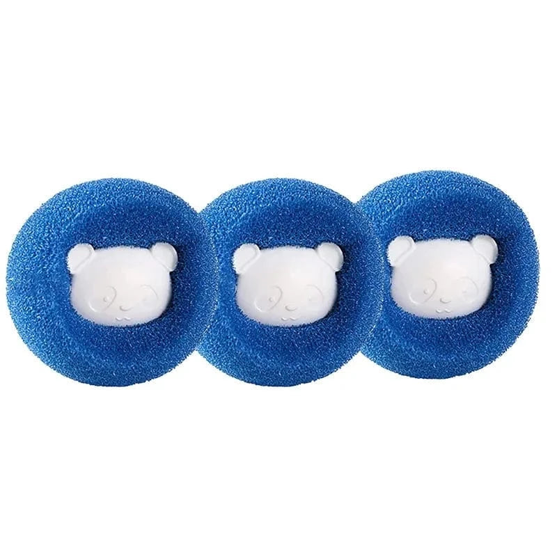 Snuffle Snouts Blue-3PCS 1-5pcs Pet Hair Remover Reusable Ball Laundry Washing Machine Filter Wool Sticker Cat Hair Remover Pet Fur Lint Catcher Home