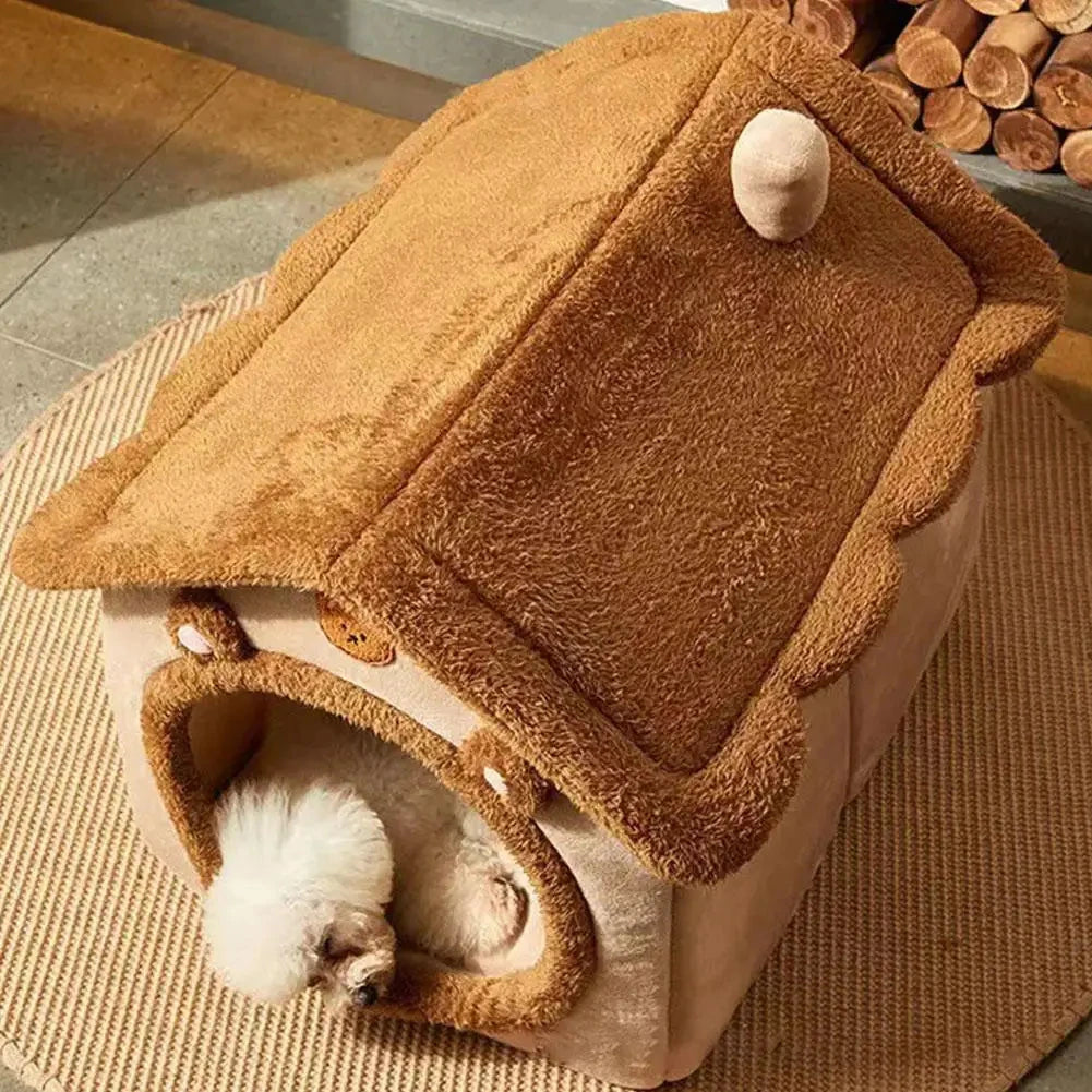 Snuffle Snouts Cat And Dog House Winter Warm Thickened Pet Warm House Universal For All Seasons Detachable And Washable Cute New Comfortable