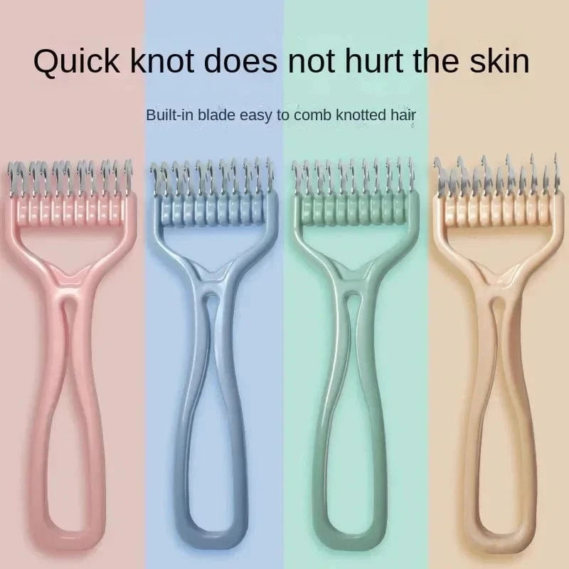 Snuffle Snouts Cat Brush Pet Knot Comb 2 in 1 Dogs Cat Fur Knot Cutter Pets Hair Removal Comb Dog Grooming Shedding Tools Pet Cleaning Supplies