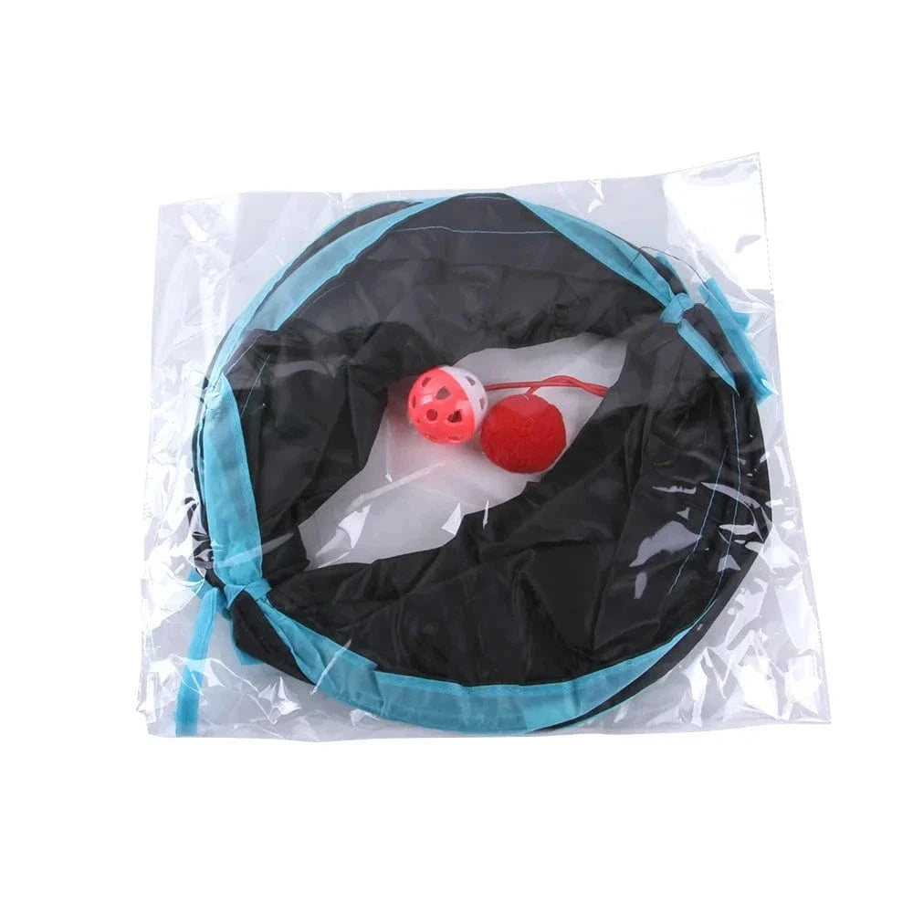 Snuffle Snouts Cat Tunnel Foldable Cats Tunnel Cat Toy Breathable Drill Barrel for Indoor loud paper Pet Supplies Cat S Y Pass Play Tunnel