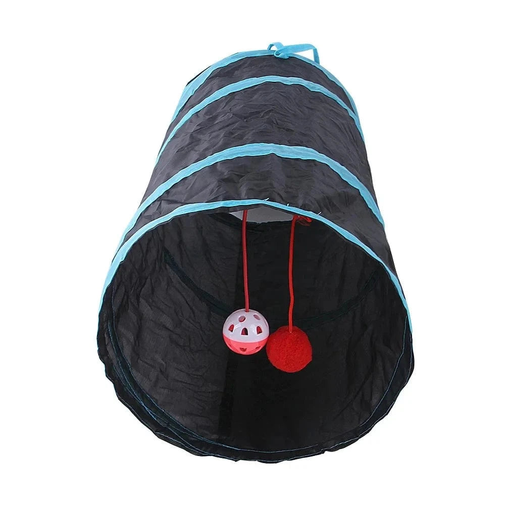 Snuffle Snouts Cat Tunnel Foldable Cats Tunnel Cat Toy Breathable Drill Barrel for Indoor loud paper Pet Supplies Cat S Y Pass Play Tunnel