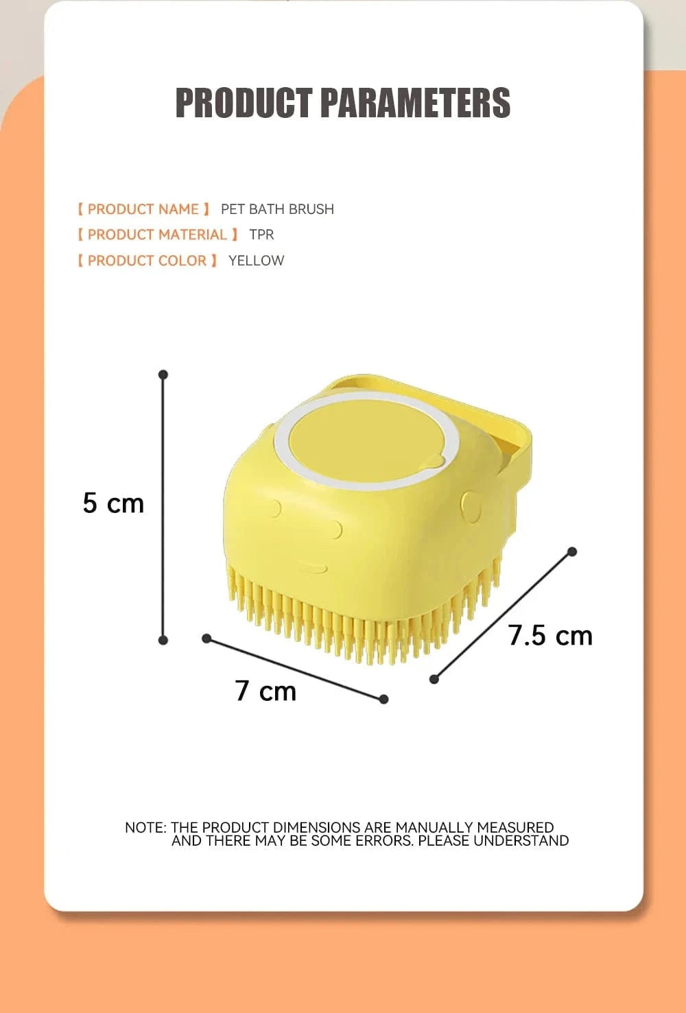 Snuffle Snouts Dog Bath Brush Silicone Pet Shampoo Brush Soap Dog Scrubber Cat Massage Grooming Wash Comb Soft Rubber Puppy Clean Brush