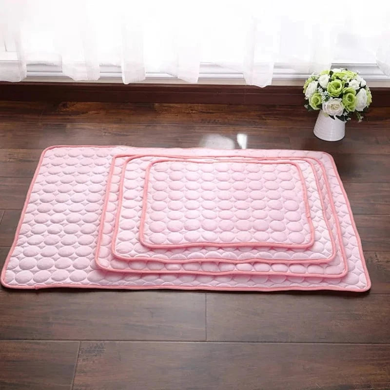 Snuffle Snouts Dog Mat Cooling Summer Pad Mat For Dogs Cat Blanket Sofa Breathable Pet Dog Bed Summer Washable For Small Medium Large Dogs Car