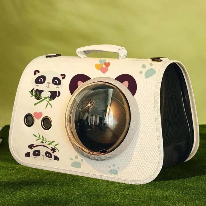 Snuffle Snouts Expandable 3-in-1 Cat Carrier Bag Lightweight Foldable Handheld Tote with Privacy Cover for Small Cats Dogs Travel Accessories