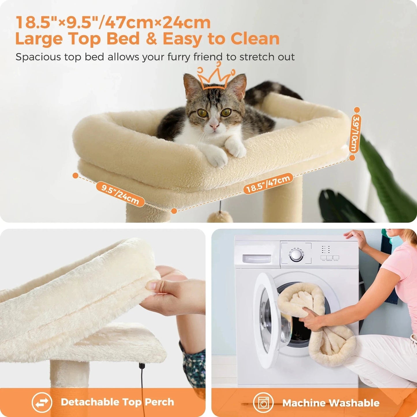 Snuffle Snouts Free Shipping Multi-Level Cat Tree For Cats With Cozy Perches Stable Cat Climbing Frame Cat Scratch Board Toys Cat Furniture