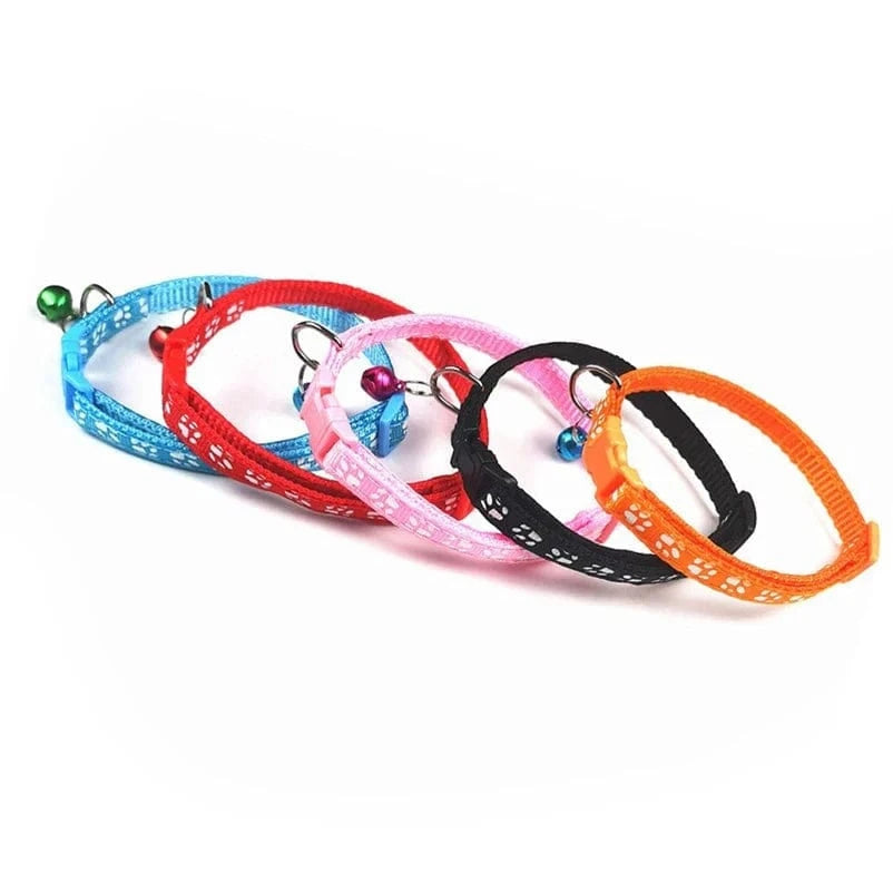 Snuffle Snouts Hot pet for cat bell collar dog print cat collar multi-color optional necklace ring cat rope collar pet supplies