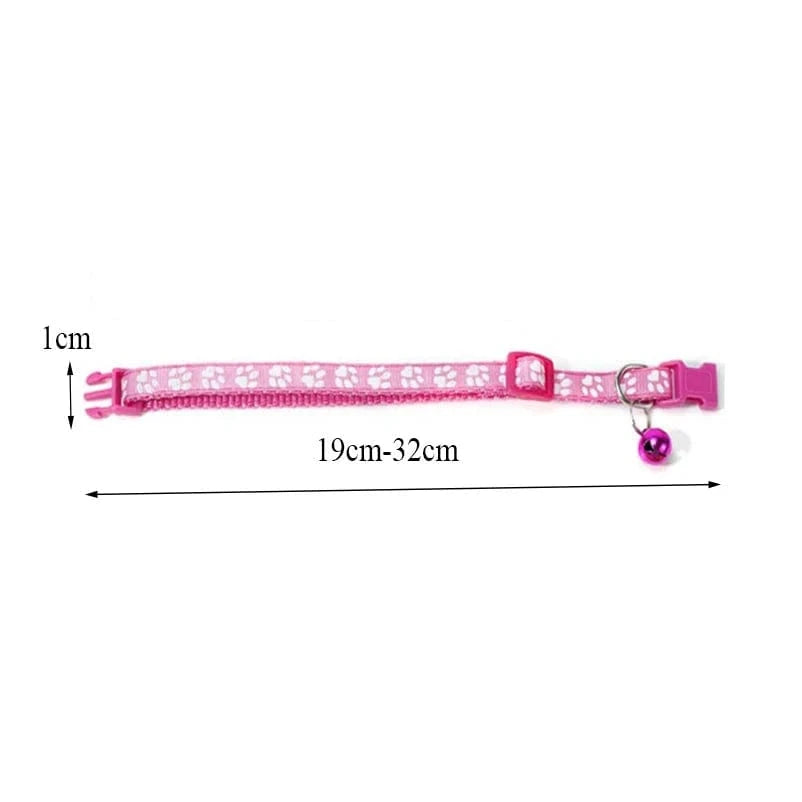Snuffle Snouts Hot pet for cat bell collar dog print cat collar multi-color optional necklace ring cat rope collar pet supplies