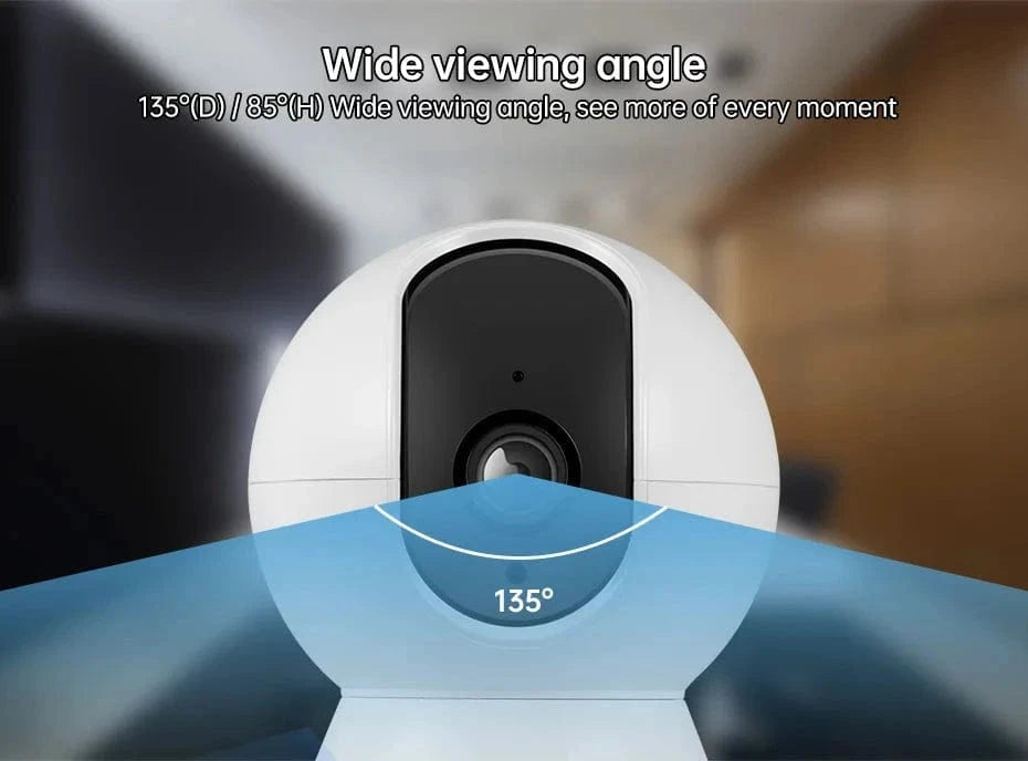 Snuffle Snouts KERUI 5MP Tuya Smart Mini WiFi IP Camera Indoor Wireless Security Home CCTV Surveillance Camera 3MP Full HD With Auto Tracking