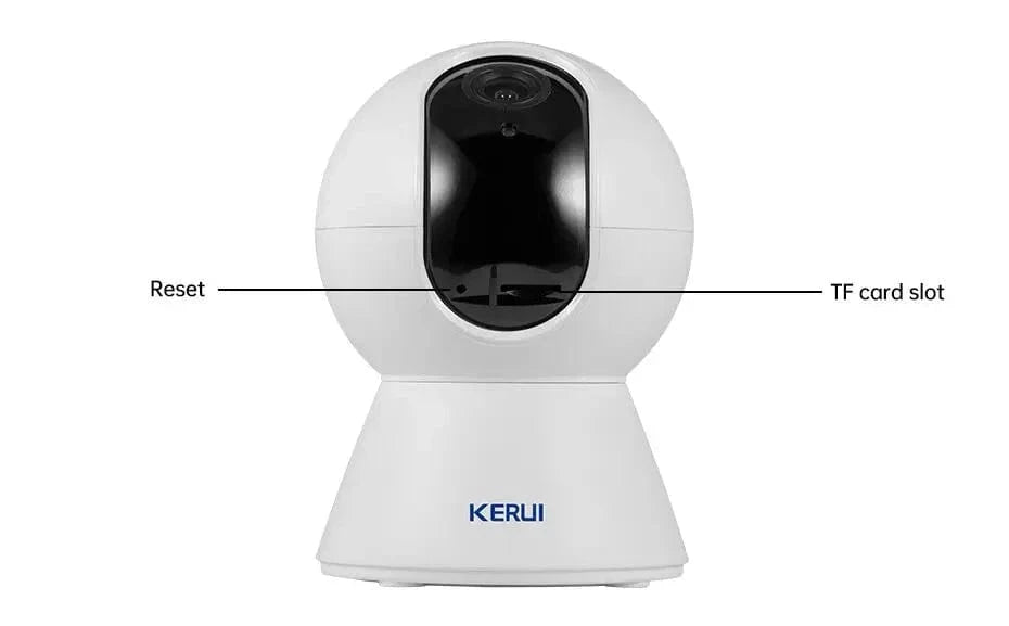 Snuffle Snouts KERUI 5MP Tuya Smart Mini WiFi IP Camera Indoor Wireless Security Home CCTV Surveillance Camera 3MP Full HD With Auto Tracking