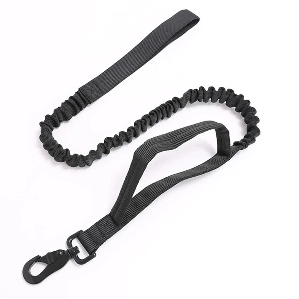 Snuffle Snouts leash black / XL Big Dog Harness Vest Breathable Easy Handle Tactics Dog Collar Medium Strong Nylon Elastic Pet Dog Leash