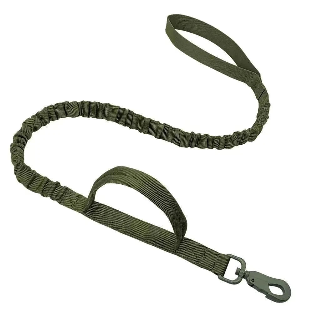 Snuffle Snouts leash green / XL Big Dog Harness Vest Breathable Easy Handle Tactics Dog Collar Medium Strong Nylon Elastic Pet Dog Leash