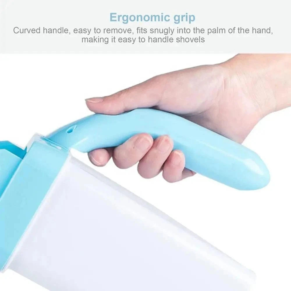 Snuffle Snouts Litter Scooper With Holder Large Capacity Portable Litter Box Scooper Multifunctional Pet Accessories For Small Animal Kitten