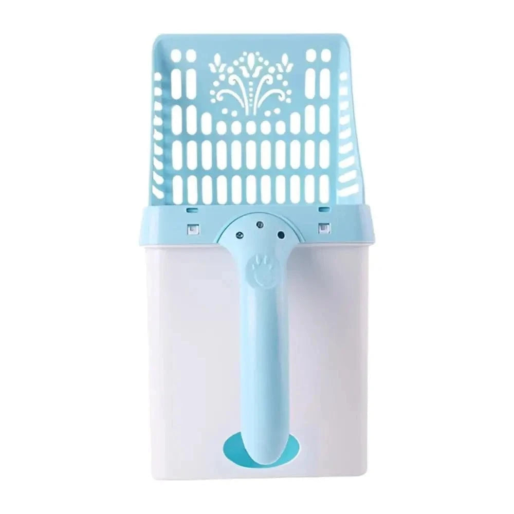 Snuffle Snouts Litter Scooper With Holder Large Capacity Portable Litter Box Scooper Multifunctional Pet Accessories For Small Animal Kitten