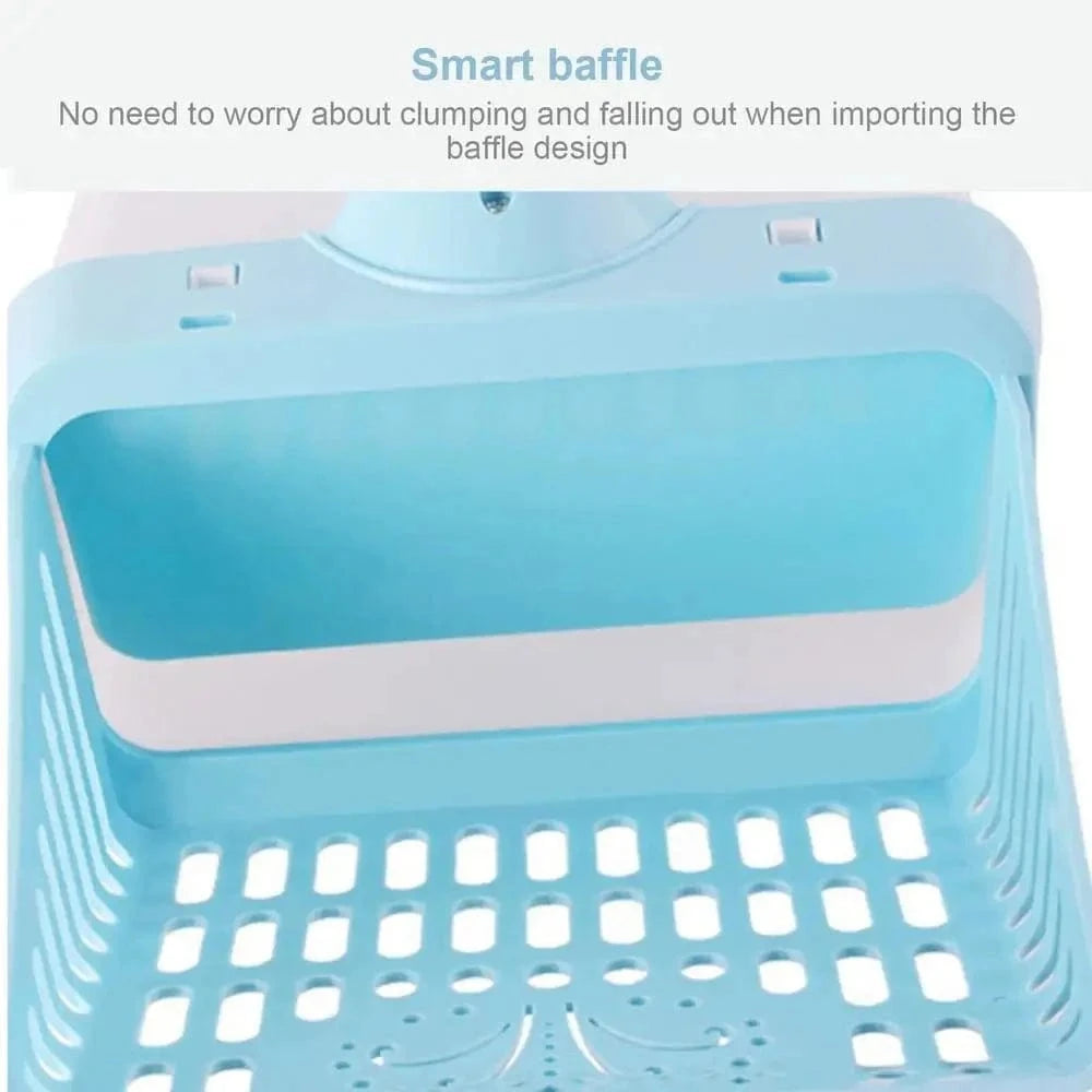 Snuffle Snouts Litter Scooper With Holder Large Capacity Portable Litter Box Scooper Multifunctional Pet Accessories For Small Animal Kitten
