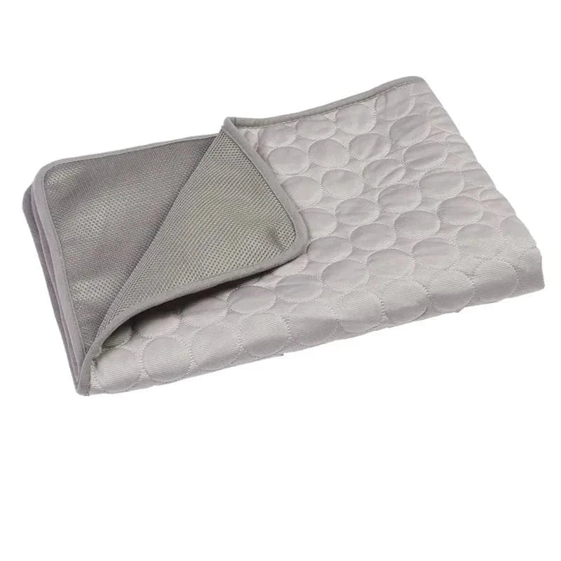 Snuffle Snouts mesh cloth gray / S 50x40 cm Dog Mat Cooling Summer Pad Mat For Dogs Cat Blanket Sofa Breathable Pet Dog Bed Summer Washable For Small Medium Large Dogs Car
