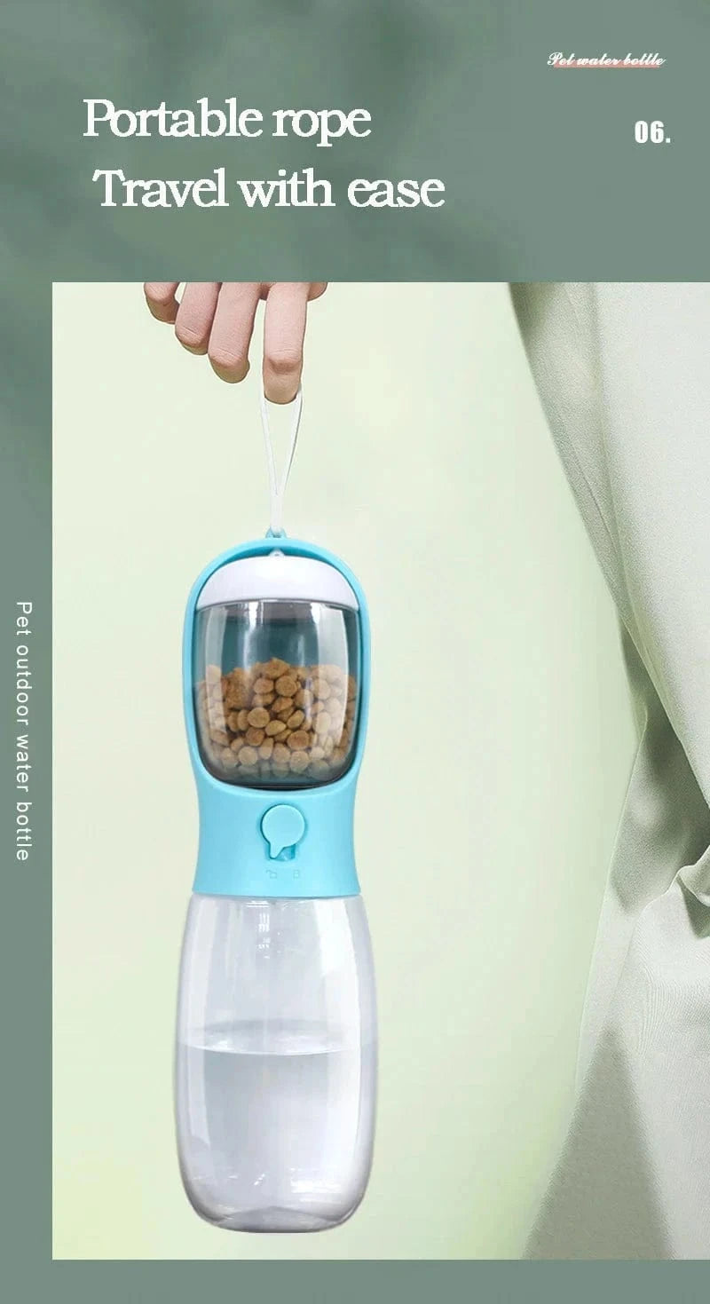Snuffle Snouts Portable Water Bottle For Dogs Puppy Drinking Bottle Travel Pet Drinker Leakproof Dog Bowl Food Containers Dog Accessories