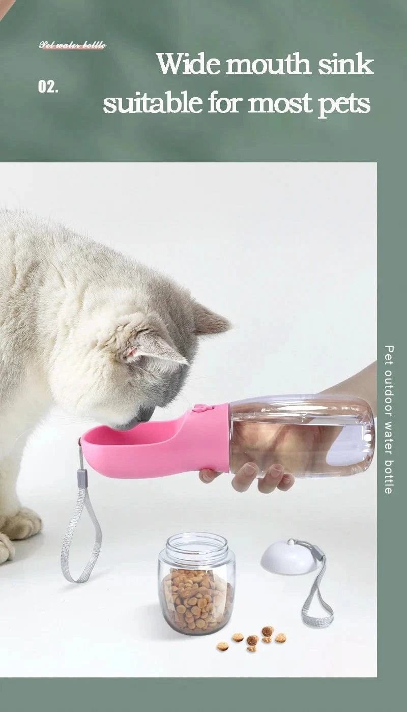Snuffle Snouts Portable Water Bottle For Dogs Puppy Drinking Bottle Travel Pet Drinker Leakproof Dog Bowl Food Containers Dog Accessories