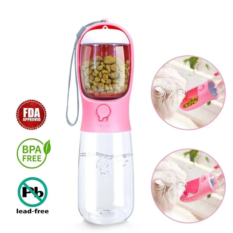 Snuffle Snouts Portable Water Bottle For Dogs Puppy Drinking Bottle Travel Pet Drinker Leakproof Dog Bowl Food Containers Dog Accessories