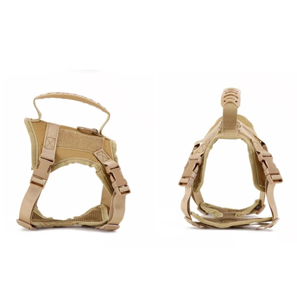 Snuffle Snouts Tactical Cat Harness For Walking Escape Proof Adjustable Pet Vest Harness Soft Mesh With Control Handle For Large Cat Small Dog