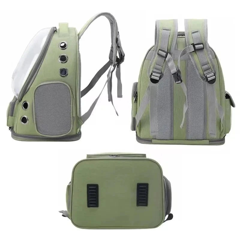 Snuffle Snouts Transparent Pet Cat Carrier Bag Outdoor Travel Backpack for Cats Small Dogs Breathable Cat Carrying Bag Pet Supplies