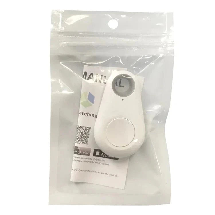 Snuffle Snouts White-B Mini GPS Locator AntiLost Alarm Wallet Keychain Smart Tag Bluetooth-Compatible Tracer Keychain Dog Pet Child Tracker Key Finder