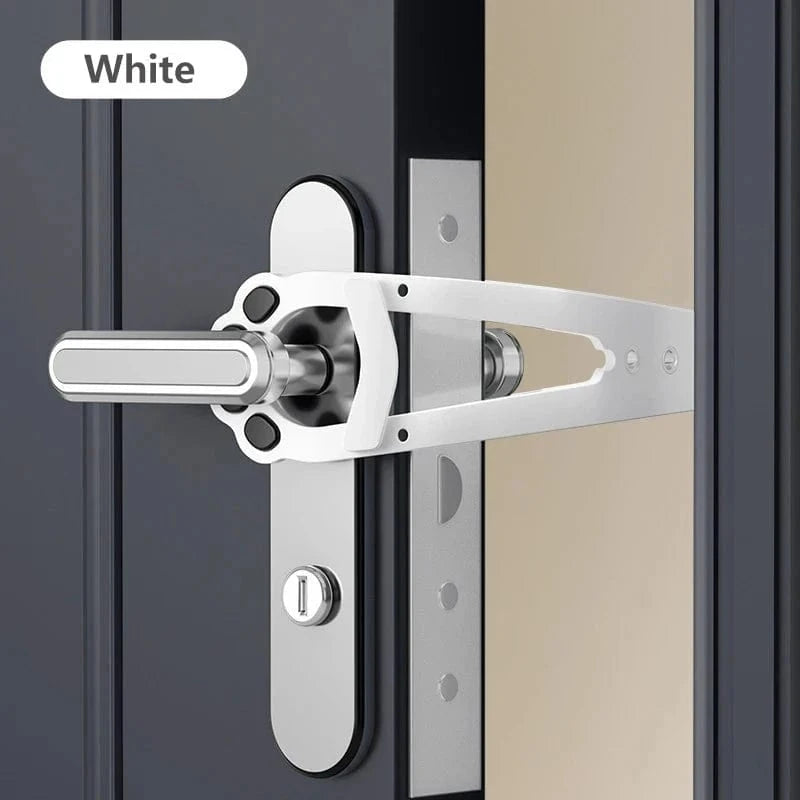 Snuffle Snouts White Punch-Free Pet Door Opener Adjustable Cat Door Holder Latch Easy Installation Pet Flap Door for Dog Cats Pet Supplies