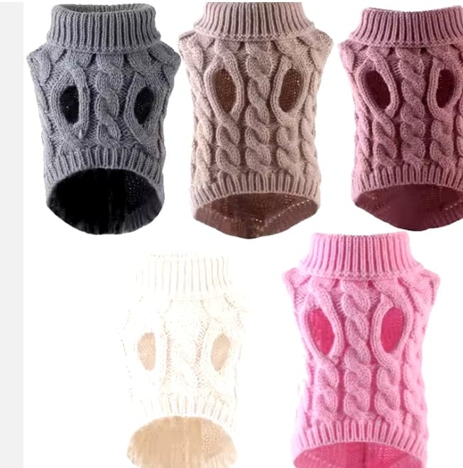 Hangzhou Rena Pet Products Co., Ltd. Multi-Kleuren Warme Zachte WinterTrui Multi-Colors Warm Soft Winter Sweater