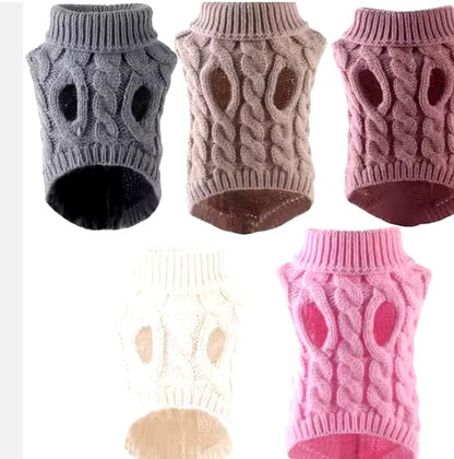 Hangzhou Rena Pet Products Co., Ltd. Multi-Kleuren Warme Zachte WinterTrui Multi-Colors Warm Soft Winter Sweater