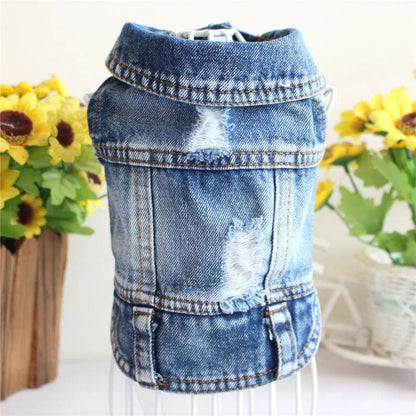 Snuffele Snouts Denim Vest Jacket Jeans style 1 / L Denim Vest Jacket Jeans