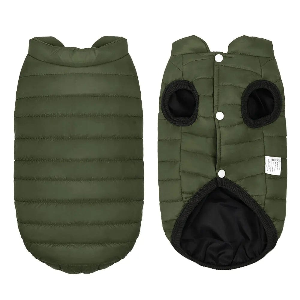 Snuffele Snouts Jas Warm Vest Outfit green / XL Coat Warm Vest Outfit