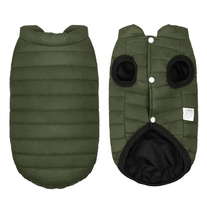 Snuffele Snouts Jas Warm Vest Outfit green / XL Coat Warm Vest Outfit