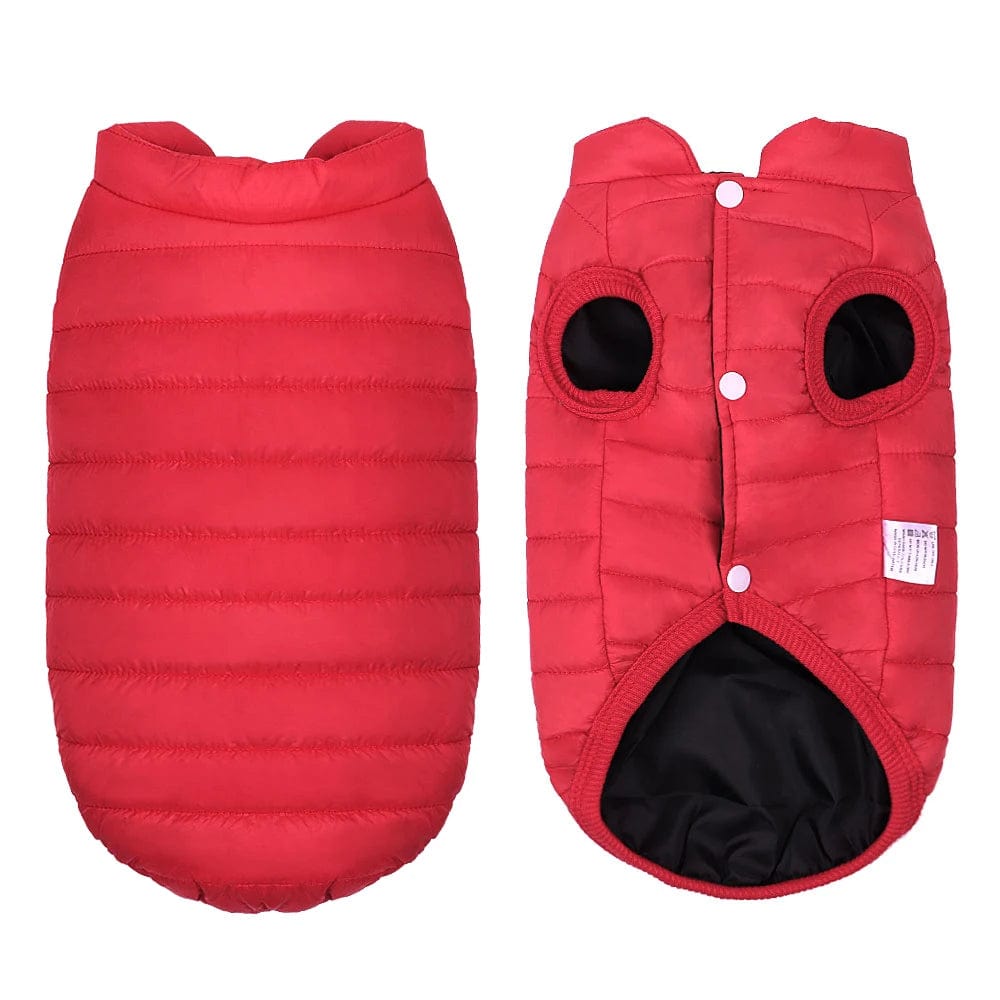 Snuffele Snouts Jas Warm Vest Outfit Red / M Coat Warm Vest Outfit