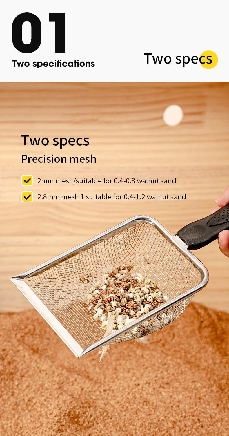 Snuffele Snouts Kattenbakschep RVS Cat Litter Scoop Stainless Steel