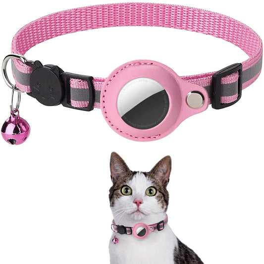 Snuffele Snouts LuchtTag Pink / Adjustable 22-32cm Collar AirTag