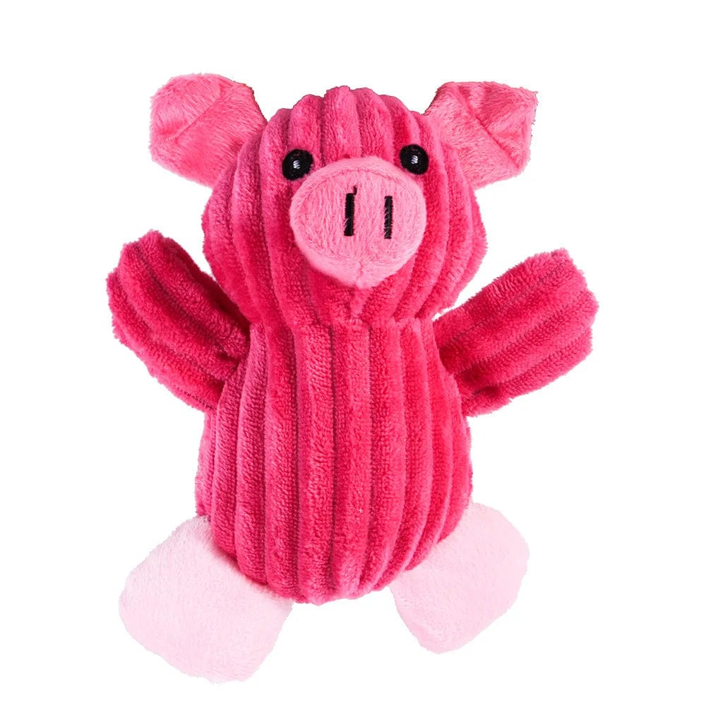 Snuffele Snouts Pluizerig Dieren Piepend Red Pig Fluffy Animals Squeaky
