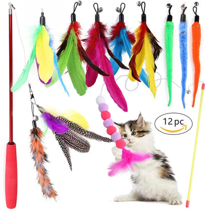 Snuffele Snouts Speelgoed Variatie Combinatie Set 12PCS Feathers Toys Variety Combination Set