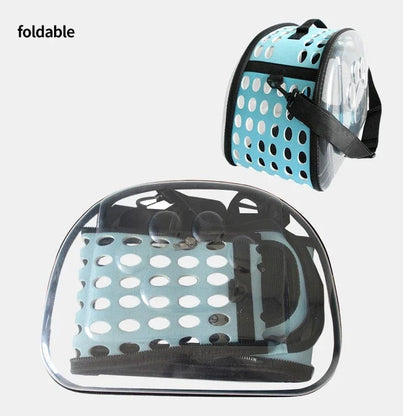 Snuffele Snouts Transparante Opvouwbare Reistas Transparent Foldable Travel Bag
