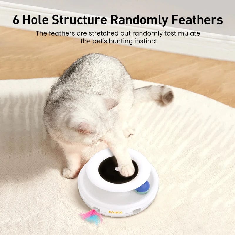 Snuffele Snouts Veer Speelgoed Bal White / Universial / CHINA Feather Toy Ball