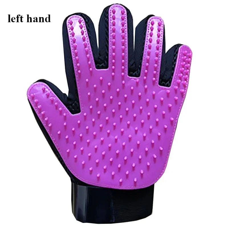 Snuffele Snouts Verzorgings Handschoenen Left-purple / 23x17cm Care Gloves