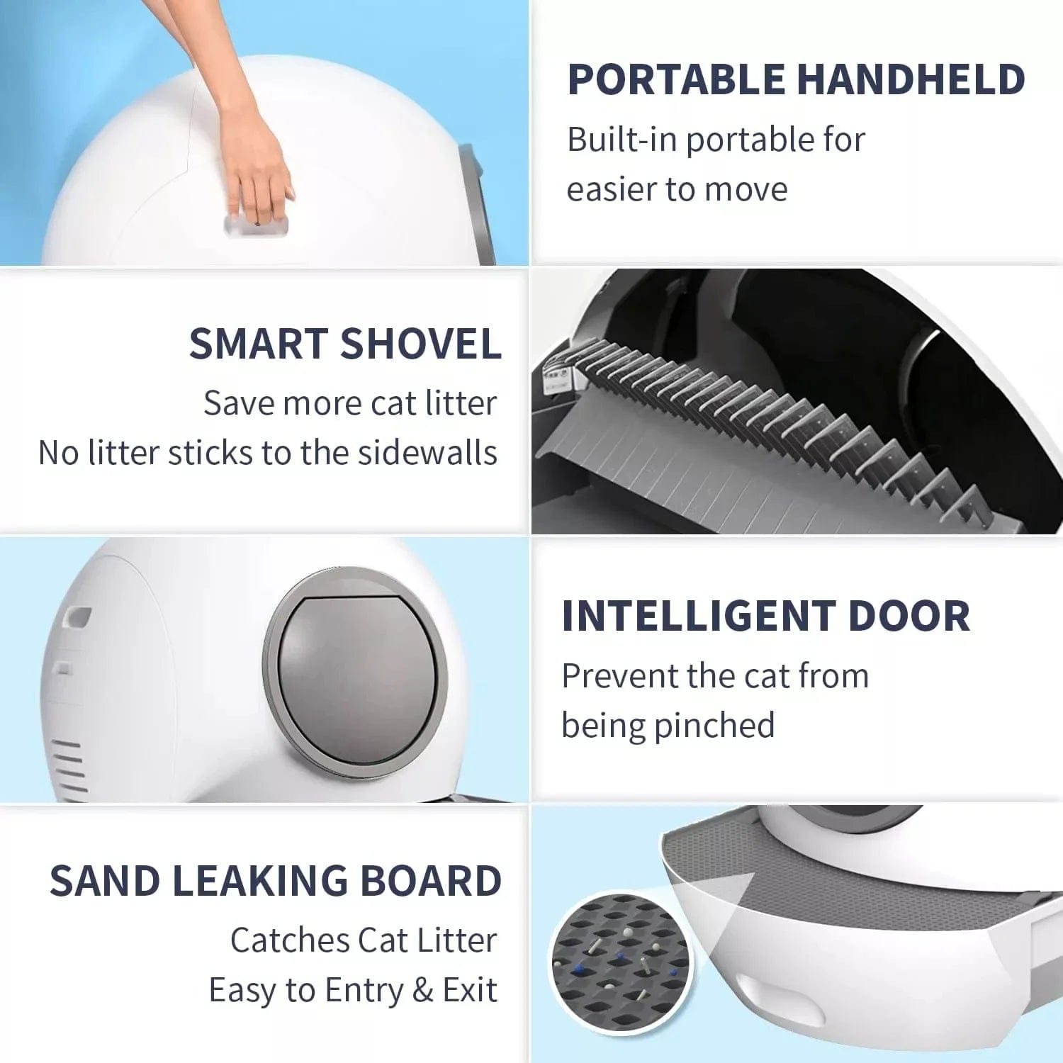 Snuffele Snouts Zelfreinigende KattenBak Litter Box